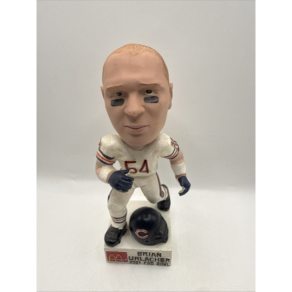 Brian Urlacher 2001 Pro Bowl Chicago Bears Vintage Football Bobblehead